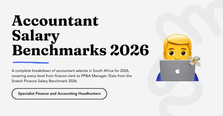 Accountant salary South Africa 2026 salary ranges by role and seniority
