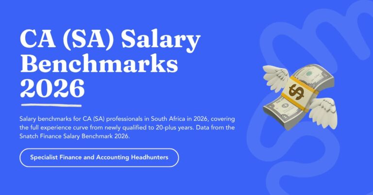 CA (SA) salary South Africa 2026 benchmark data by experience and location