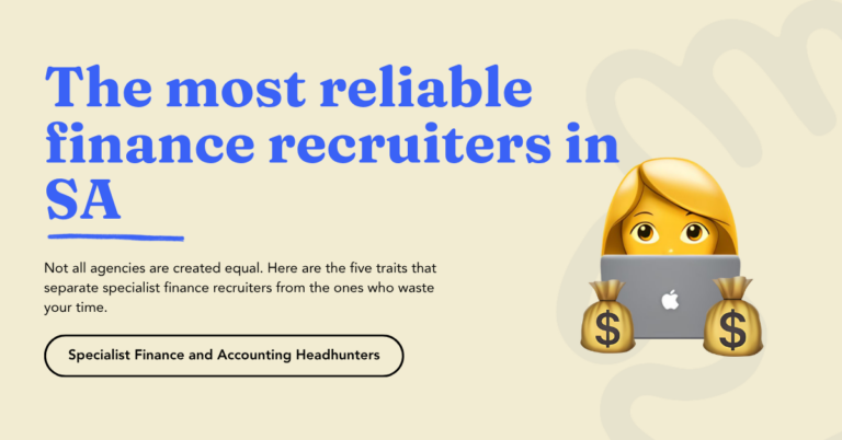 A finance recruiter in South Africa reviewing CVs for SA recruitment roles in a modern office